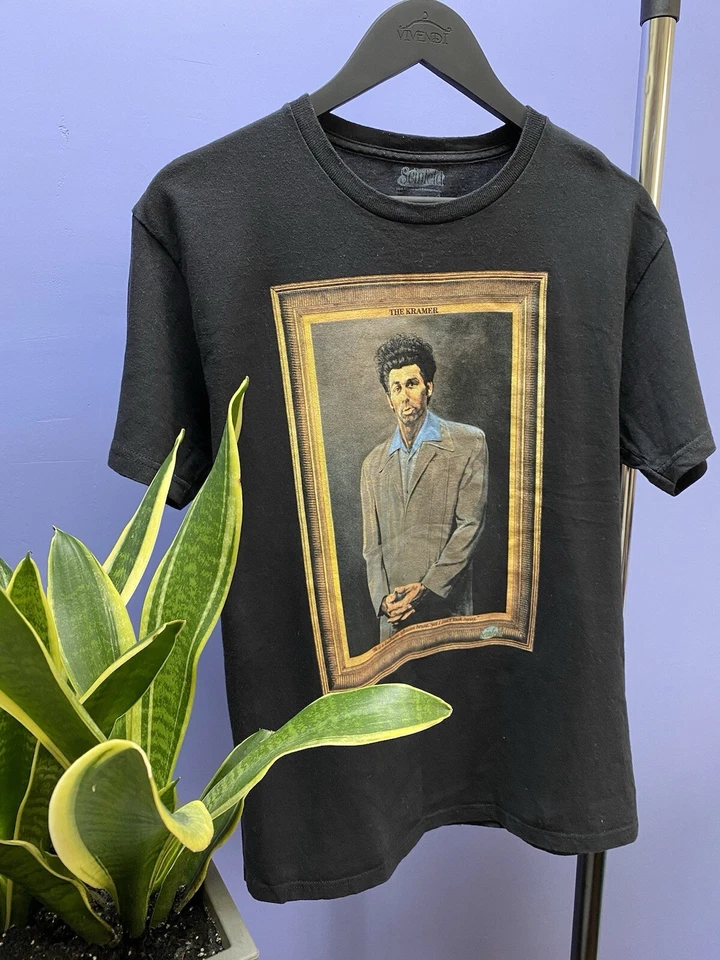 Camiseta The Kramer Seinfeld Talla M Negra Cómic Divertida Camiseta  Foto 3 de 4