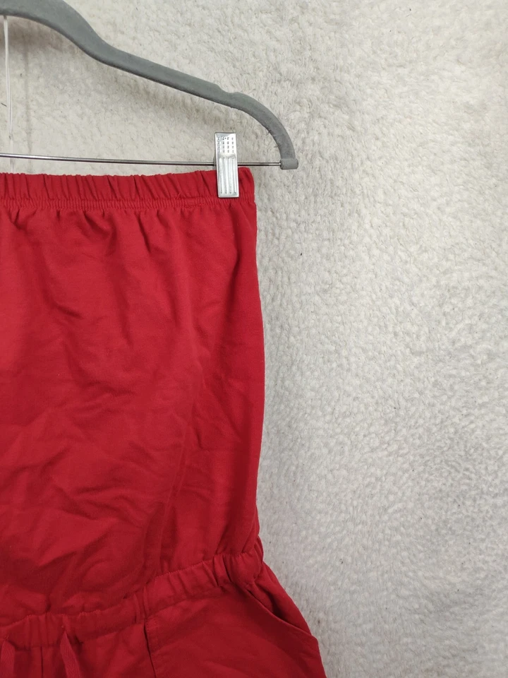 SOHO New York Company 女式连身裤小号红色棉混纺露肩迷你 — 第 3/4 张图片