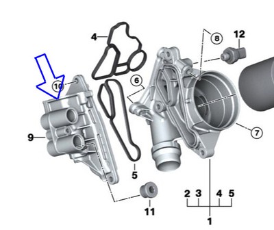 Bmw n55 термостат
