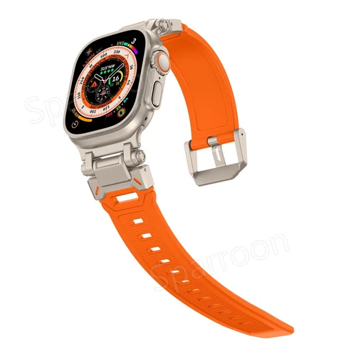 Silicone Sports Strap Band For Apple Watch Ultra 1 2 3 4 5 6 7 8 9 42/44/45/49mm - Picture 20 of 54