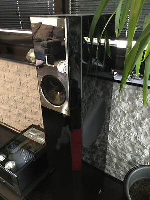 burmester lautsprecher  949MkII Lackschwarz und Subwoofer Elac 2060