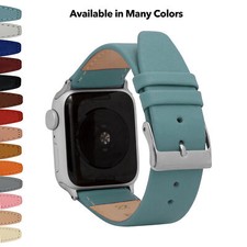 Colorful Womens Thin Leather Strap for Apple Watch Band 38mm Series 3 2 1