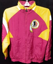 🚫BANNED LOGO🚫Washington Redskins 1990s Apex One Sharktooth Jacket Size Large