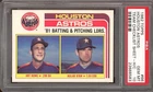 1982 Topps Sheet Hand Cut Baseball #66 Houston Astros Team Nolan Ryan PSA 10