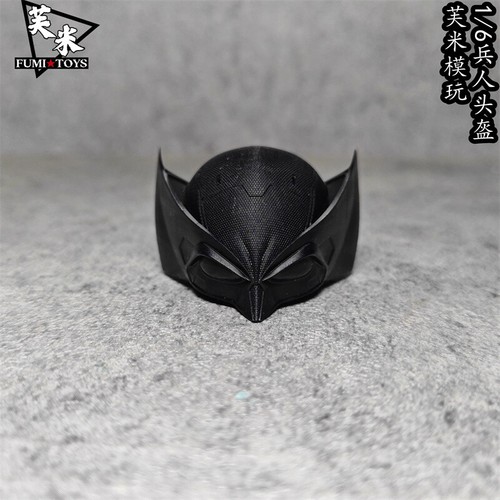 Wolverine Action Figure 1/6 Mask Black Half Face Helmet Headgear Carnival Props - Picture 8 of 8