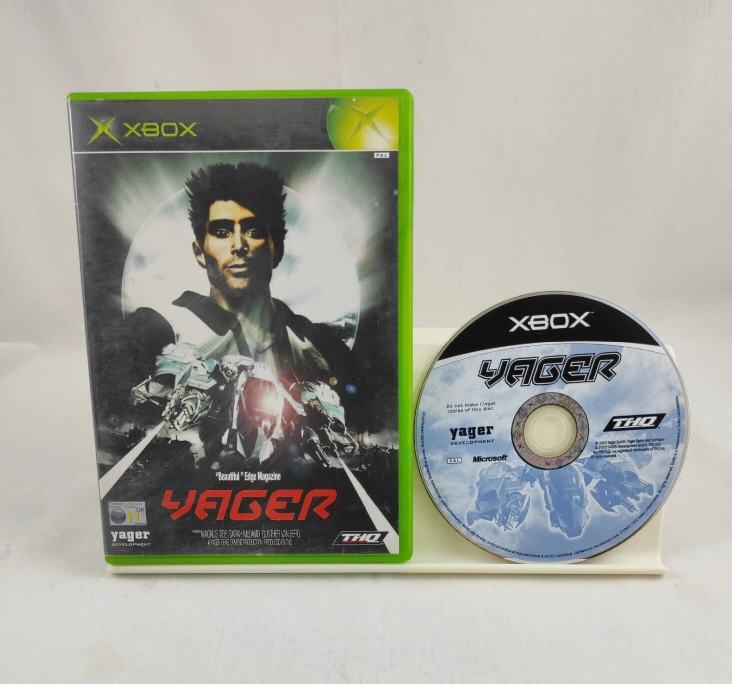 Yager Xbox Original Hülle und Disc Spiel