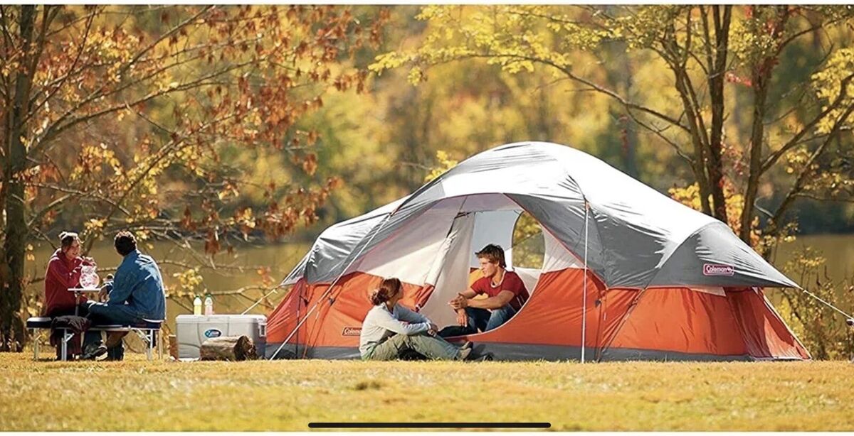 Coleman Red Canyon 8 Person 17 x 10 Foot Outdoor Camping Coleman Red Canyon 8 Person 17 x 10 Foot Outdoor Camping