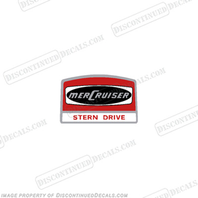 Fits Mercruiser 1973-1977 Pre-Alpha Gimbal Housing Decal