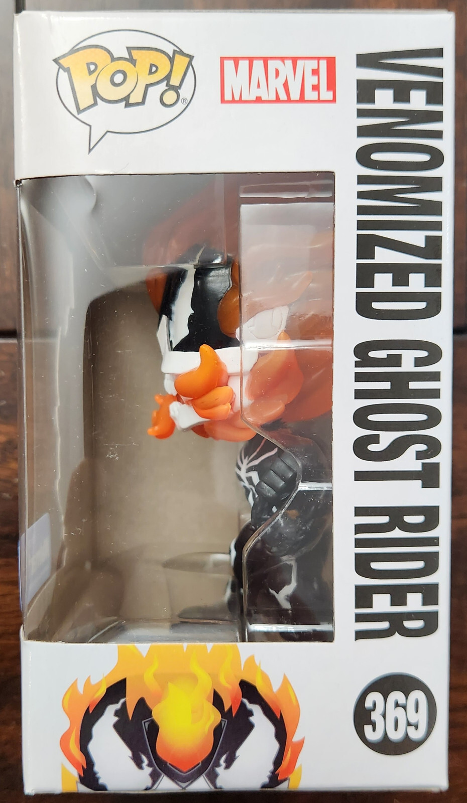 Funko POP! Marvel Venomized Ghost Rider #369 - Blue Glow Exclusive Collectible Figure