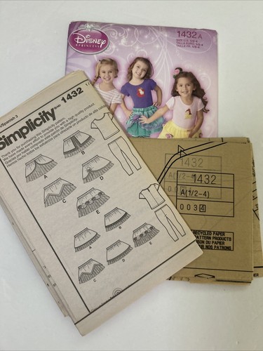 6 UNCUT Simplicity Patterns: Disney & Pillowcase Dresses, Tutus Baby Toddler - Picture 12 of 12