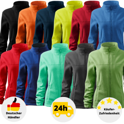 Jacke Fleecejacke Polarfleecejacke Pulli Warm Winterjacke Polar Damen XS - XXL