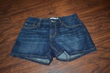 B29- Old Navy Dark Wash Denim Shorts Size Girls 12