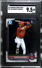 2022 Bowman Chrome Prospects #BCP-205 Adrian Placencia Angels SGC 9.5 Mint+