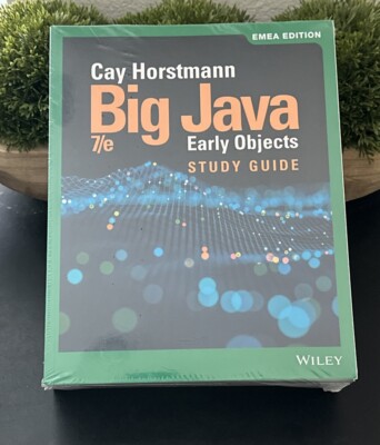 Big Java: Early Objects, EMEA Edition by Cay S. Horstmann (English) Paperback Bo