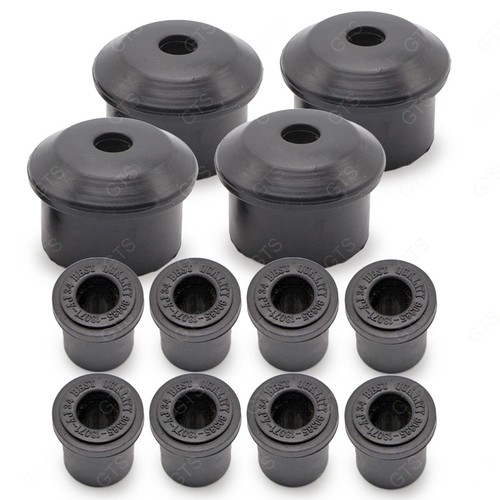 Fits Toyota Corolla 1974 79 Set Front Rear Leaf Spring Shackle Bushing Rubber - Picture 3 of 8