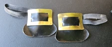 PILGRIM COSTUME BUCKLE SHOE COVERS. ONE SIZE