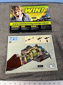 LEGO Star Wars Jabba's Sail Barge 75020 Instructions Manuals Books ONLY L1