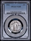 1921 Standing Liberty Quarter 25c PCGS VG08