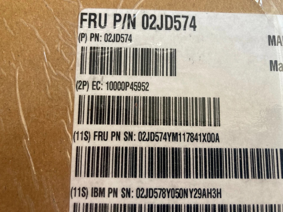 NEW SEALED IBM 02JD574 / 02JD578 ETHERNET 4-Port (10Gb + 1GbE) BOTH BRACKETS - Image 4 of 4