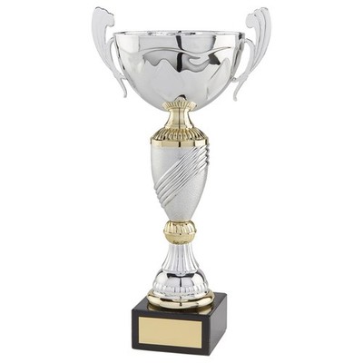 R4US Century Winner Cup Trophy Award Silber Gold 275 mm personalisiert