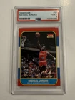 1986 FLEER #57 MICHAEL JORDAN PSA 4 Rookie Card RC