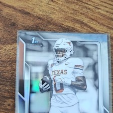 Bowman 2025 University Chrome Deandre Moore Jr. 1st Bowman #183 Texas