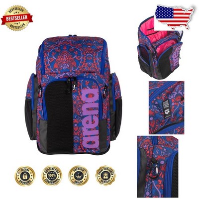 Arena Spiky III Backpack 45L Swim Bag - Water Repellent, 5 Compartments, Lydi...