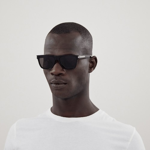 Saint Laurent SL 619 Sunglasses Men Havana/Crystal 56mm New 100% ...