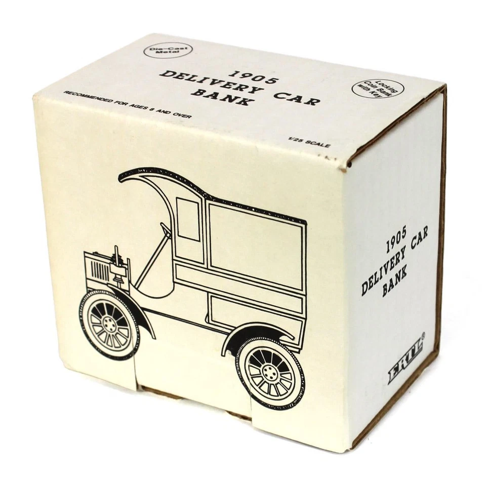 1/25 1905 Giocattolo Contadino Auto Furgone Banca Di ERTL ZFN9708 - Immagine 3 di 3