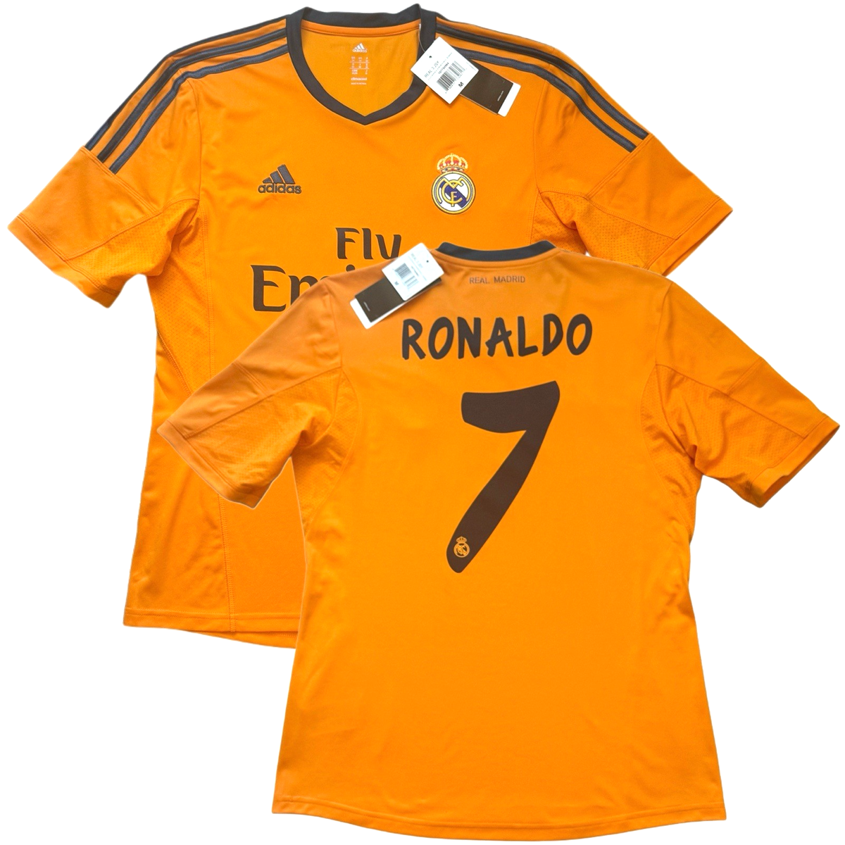2013/14 Real Madrid Third Jersey #7 Ronaldo Medium adidas Soccer