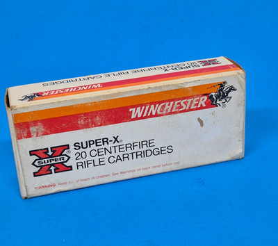 Winchester Super-X 45-70 Government Vintage Empty Cartridge Box w/Insert