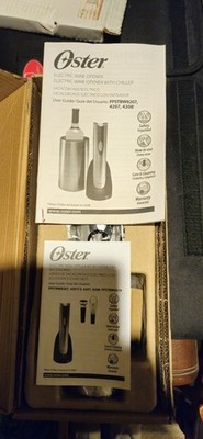 OSTER Rechargeable Wine Opener Silver