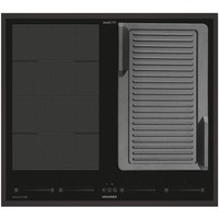 Oranier Kochfeld Induktion 60Cm FLI660 Multi-Slider Grillplatte Schwarzer Rahmen