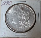 1890 Morgan Dollar $1 Business Strike 90% Silver US Coin KM#110