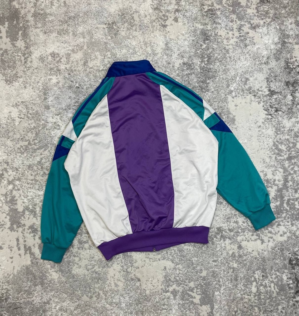 Vintage Adidas Sport Track Jacket 80s 90s Trefoil Logo | eBay