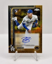 2025 Topps Gilded Collection RIVER RYAN Gold Rookie ON CARD AUTO Dodgers RC /99