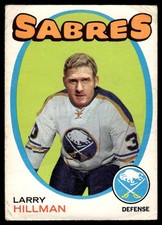 1971-72 O-Pee-Chee Larry Hillman Buffalo Sabres #168