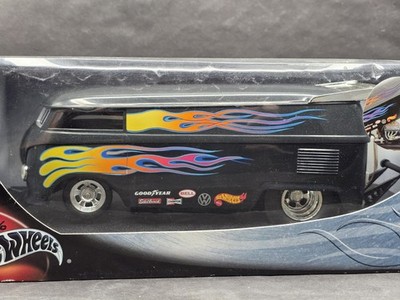 ミニカー Hot Wheels VW Racing Bus 1998 100% Hot Wheels Customized VW Drag Race Bus 1:18 Scale Diecast