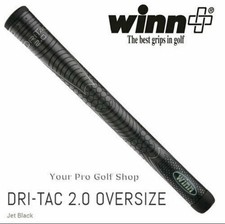 Winn DRI-TAC 2.0 OVERSIZED Jet Black Golf Grip - 72DT-JBK - BRAND NEW