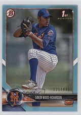 2018 Bowman Draft Sky Blue /499 Simeon Woods Richardson Woods-Richardson 1k2s