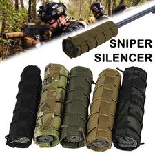 Suppressor Cover Sniper Tactical Camouflage Heat Protective Sleeve for Hunting