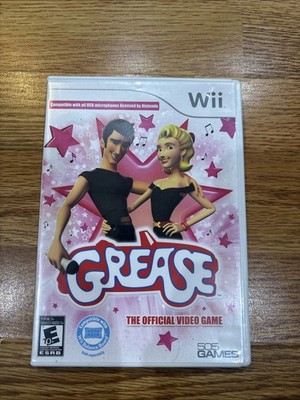 Grease The Official Video Game Nintendo Wii Classic Movie Singing Game COMPLETE