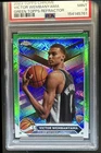 2023-24 Topps Chrome Victor Wembanyama RC Green Refractor Rookie #1 Spurs PSA 9