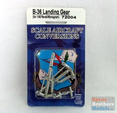 SAC72004 1:72 Scale Aircraft Conversions - B-36 Peacemaker Landing Gear Set