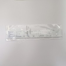Chrome Silver Rear Script Emblem Badge 3SA853675 (Fits Bentley Continental GT )