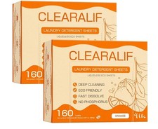 2 Pack Clearalif Laundry Detergent Sheets Upt...