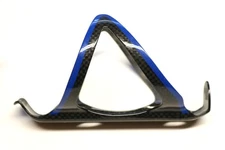 Supacaz Fly Carbon Fiber Bike Water Bottle Cage Holder Black & Blue 21 Grams!