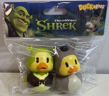 Dream Works Rubber Duck Set SHREK & DONKEY NE...