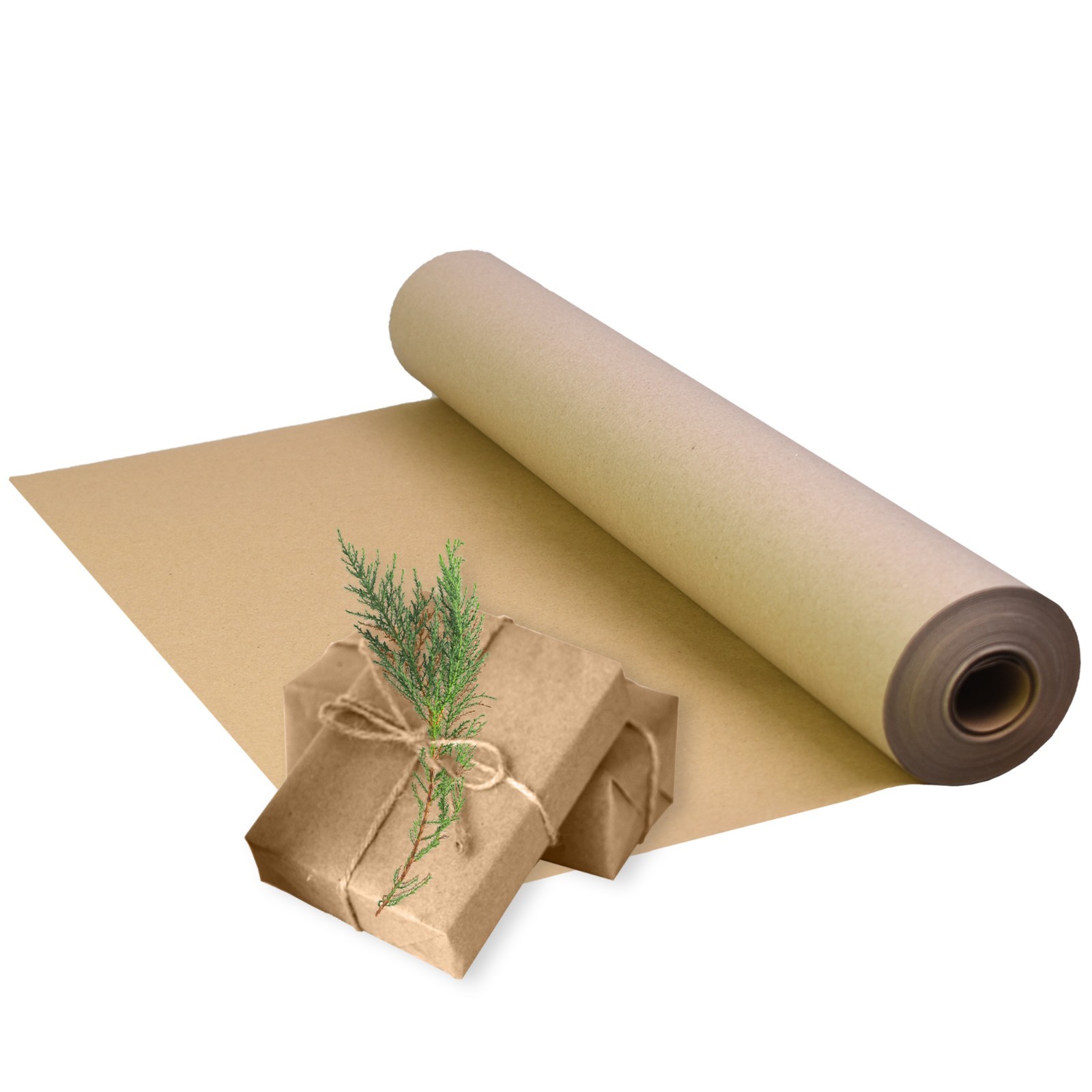 Triplast Brown ECO Kraft Paper Roll (400mm x 30m) - Eco-Conscious & Recyclable