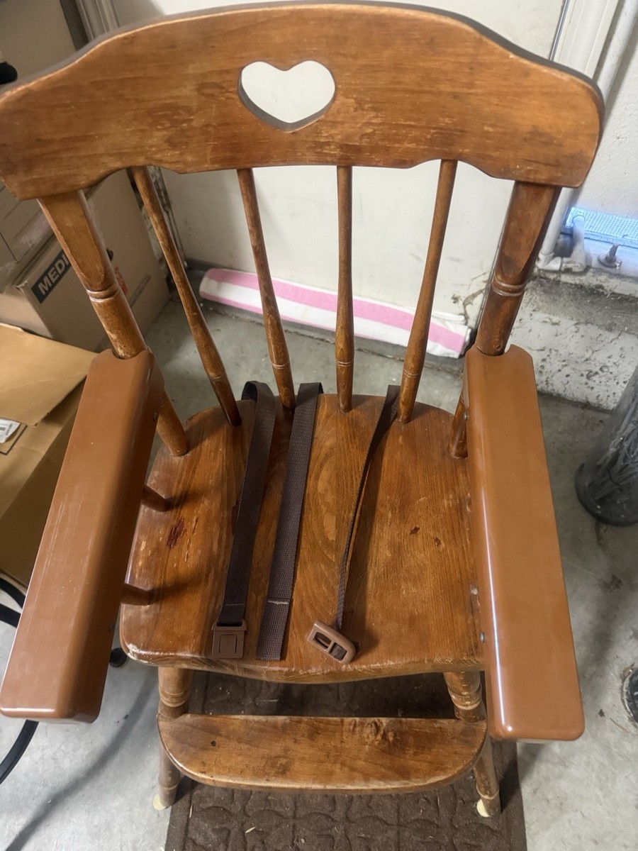 ★honey★vintage 手彫り 華台/子供用チェア スツール キッズチェア アカシア お花 コロネット レトロ 木製 子供用